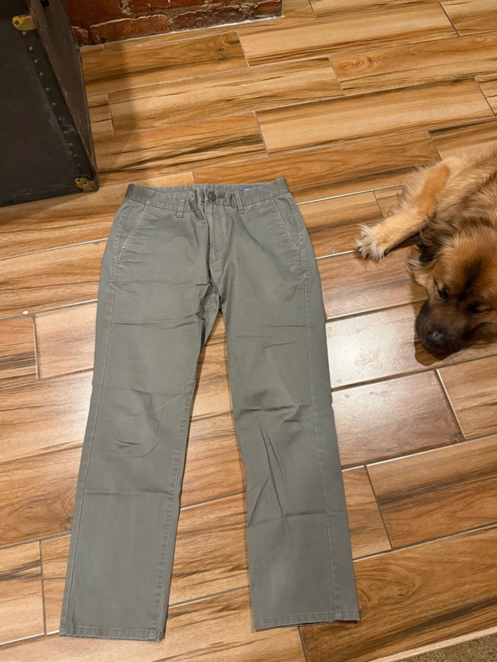 Bonobos Olive Chinos - Straight Leg